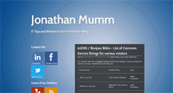 Desktop Screenshot of jonathanmumm.com